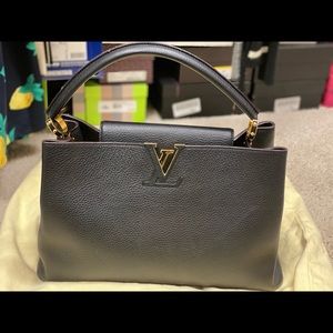 Louis Vuitton Taurillon Capucines MM